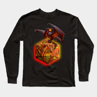 Magma Dragon D20 Long Sleeve T-Shirt